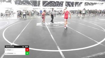 113 lbs Consi Of 8 #2 - Killian Olsen, No Team vs Jose Jimenez, Fighting Squirrels