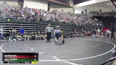 112 lbs Round 1 (6 Team) - Newt Randol, Indiana Gold vs Jayvion Veal, Kansas Anaconda