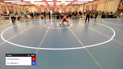 144 lbs Final - Reid Grossman, Pa vs Hudson Hohman, Pa