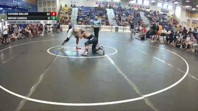 144 lbs Champ Round 1 (16 Team) - Bryan Garcia, Eagle Empire vs Cayden Miller, Alpha WC