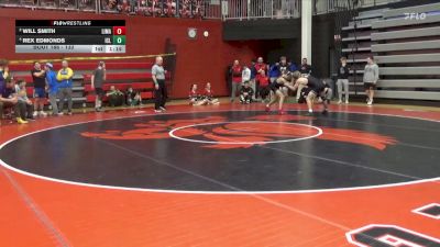 132 lbs Cons. Round 3 - Rex Edmonds, Iowa City, Liberty vs Will Smith, Linn-Mar