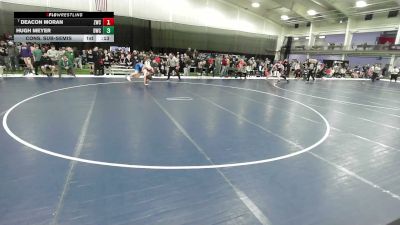 190 lbs Cons. Sub-semis - Deacon Moran, Zumwalt Wrestling Club vs Hugh Meyer, Dickinson Wrestling Club