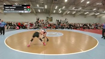 100 lbs 1st Place Match - Peggy Dean, Sand Creek vs Remy Whitney, McLoud