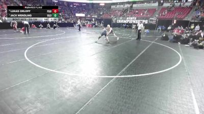 D3-126 lbs Quarterfinal - Lukas Orloff, Pecatonica/Argyle vs Jack Wendling, Valders