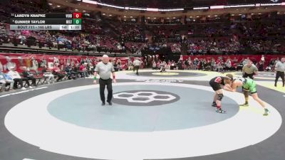 165 lbs Quarters - Gunner Taylor, Delta vs Landyn Knapke, Versailles