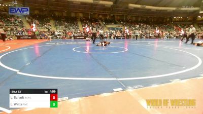 58 lbs Round Of 16 - Landyn Schadt, Big Game Wrestling Club vs Liam Watts, Fox Wrestling Club