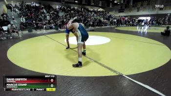 138 lbs Champ. Round 2 - Marcus Stamp, Bakersfield vs David Griffith, Anderson