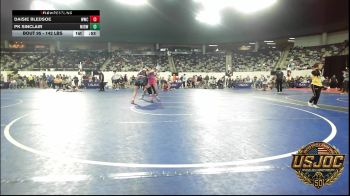 142 lbs Consolation - Daisie Bledsoe, Woodland Wrestling Club vs PK Sinclair, Midwest City Bombers Youth Wrestling Club