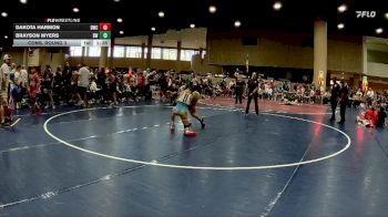 100 lbs Cons. Round 3 - Brayson Myers, Bishop Wrestling vs Dakota Harmon, Demolition Wrestling Club