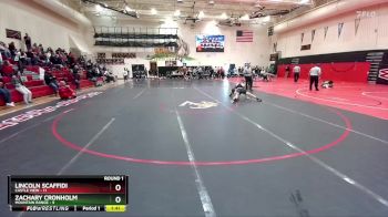 132 lbs Round 1 (4 Team) - Lincoln Scaffidi, Castle View vs Zachary Cronholm, Mountain Range