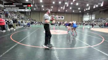 155 lbs Champ. Round 2 - Gracie Danner, Kearney vs Aleana Johnston, Deer Creek