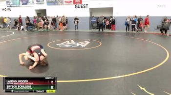 138 lbs Quarterfinal - Bryson Schilling, Interior Grappling Academy vs Landyn Woods, Anchor Kings Wrestling Club