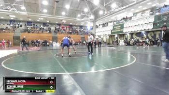 215 lbs Quarterfinal - Michael Mota, Ramona vs Ezekiel Ruiz, Brawley