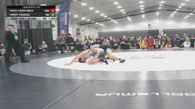 132 lbs Quarters - Perry Fowler, Sanderson Wrestling Academy vs Noah Aiden Meza, Black Fox Wrestling Academy