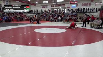 190 lbs Quarterfinal - Damarius Robinson, Clinton vs Trent Glab, Dubuque Hempstead (JV)