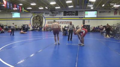 233-255 lbs Round 2 - Jaime Sanchez, Williamsburg vs Jaxon Kemmerer, Independence