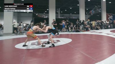 55 kg Champ. Rd Of 128 - Luke Merchant, Franklin Wrestling Club vs Isaiah Tuttle, Nebraska Wrestling Academy