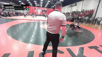 165 lbs Cons. Round 6 - Aiden Brown, Joliet (WEST) vs Gage Gross, MILTON (WI)