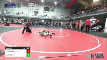 80 lbs Consi Of 4 - Sebashtyn Small, Sallisaw Takedown Club vs Pattrick Fletcher, Brushy Wrestling Club