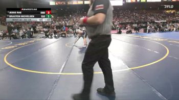 5A 126 lbs Champ. Round 1 - Jesse Rae, Emmett vs Braxton Mickelsen, Blackfoot