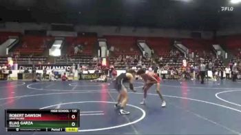 125 lbs 3rd Place Match - Elias Garza, Warsaw vs Robert Dawson, Unattached