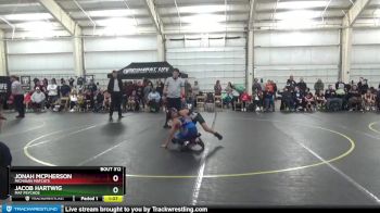 85 lbs Quarterfinal - Jacob Hartwig, Mat Psychos vs Jonah McPherson, Michigan Matcats
