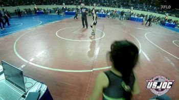 75 lbs Round Of 16 - LILYANA WILSON, Bison Takedown Club vs Quetzali Salas, Standfast