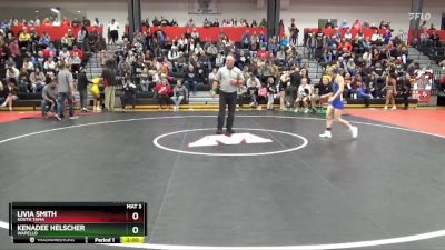 100 lbs Semifinal - Livia Smith, South Tama vs Kenadee Helscher, Wapello