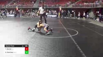 57 lbs Quarterfinal - Tanner Baxter, Ioc vs Arthur Sanchez, Panhandle Wr Ac