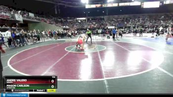 113 lbs Semifinal - Mason Carlson, Syracuse vs Andre Valero, Minico