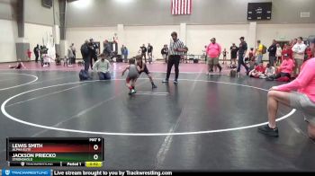 70 lbs Semifinal - Lewis Smith, Alpha Elite vs Jackson Priecko, Stronghold