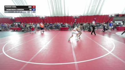 144 lbs Champ. Rd Of 32 - Parker Honl, No Nonsense Wrestling Club vs Demetrios Carrera, Team El1te Wrestling