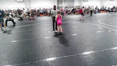 64 lbs Round 1 (4 Team) - Kinsley Jones, Storm Wrestling Center vs Mia Kerr, MF Angels