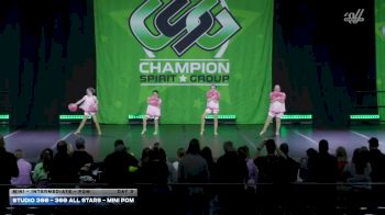 Studio 360 - 360 All Stars - Mini Pom [2026 Mini - Intermediate - Pom Day 3] 2026 CSG Dance Grand Nationals