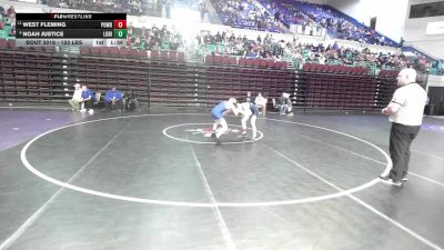 120 lbs Round Of 16 - West Fleming, Powdersville vs Noah Justice, Loris