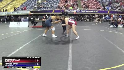 207 lbs Placement (4 Team) - Taylor Rickley, Hastings vs Phoebe Burt, William Penn