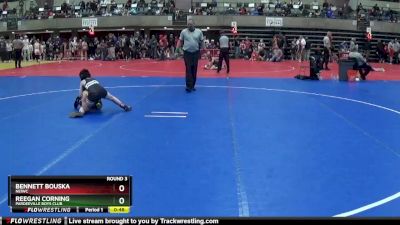 80 lbs Round 3 - Bennett Bouska, NEIWC vs Reegan Corning, Pardeeville Boys Club