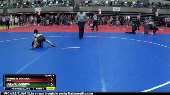 80 lbs Round 3 - Bennett Bouska, NEIWC vs Reegan Corning, Pardeeville Boys Club