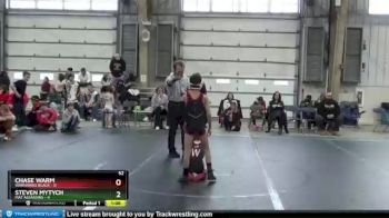 52 lbs Round 1 (8 Team) - Steven Mytych, Mat Assassins vs Chase Warm, Warhawks Black