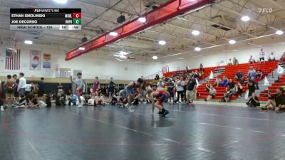 High School - 156 lbs Finals (2 Team) - Joe DeCorso, Hanover Park vs Ethan Smolinski, Morris Hills