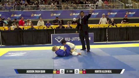 Hunter Allen Neal vs Jackson Zhilin Quan 2026 Pan Kids Jiu-Jitsu IBJJF Championship