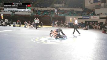 106 lbs Consi Of 8 #1 - Donovan Randall, Ridge View vs Skylar Siegfried, Fort Dorchester