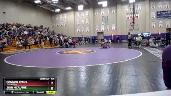 175 lbs Champ. Round 2 - Connor Avans, Tullahoma vs Zion McAlpine, Hendersonville