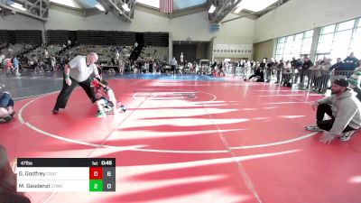 47 lbs Rr Rnd 6 - Grayson Godfrey, Centurion Wrestling vs Matthew Gaudenzi, CT WhaleK3