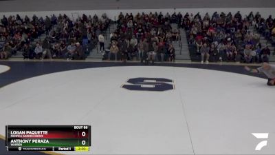 144 lbs Champ. Round 1 - Logan Paquette, Pacifica Garden Grove vs Anthony Peraza, Warren