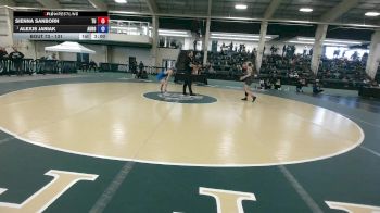 131 lbs Quarterfinal - Alexis Janiak, Aurora vs Sienna Sanborn, Tiffin University