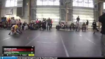 92 lbs Round 7 (8 Team) - Cannon Driscoll, Terps Xtreme vs Grayson Davis, Team Smash