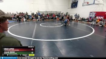 94-100 lbs Round 2 - Chase Reese, Douglas Middle School vs Cruz Lopez, Torrington Middle School