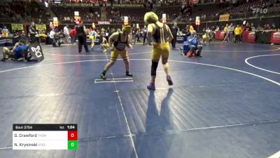 150 lbs Final - Gavin Crawford, Thomas Jefferson vs Nace Krysinski ...