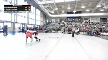 120 lbs Champ. Round 3 - Brigham Booker, Lone Peak vs Jacob Gardner, Woods Cross